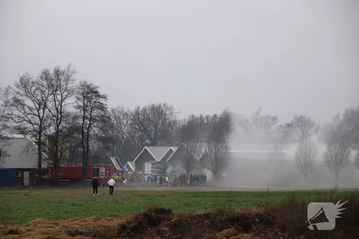 Brand in schuur