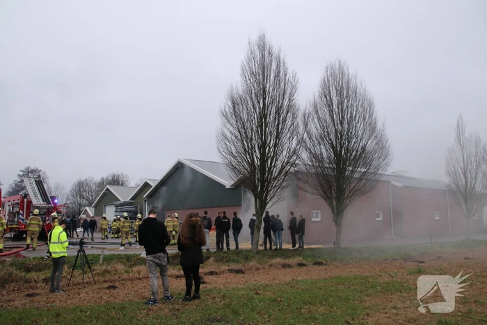 Brand in schuur