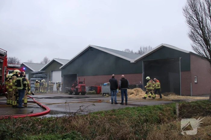 Brand in schuur