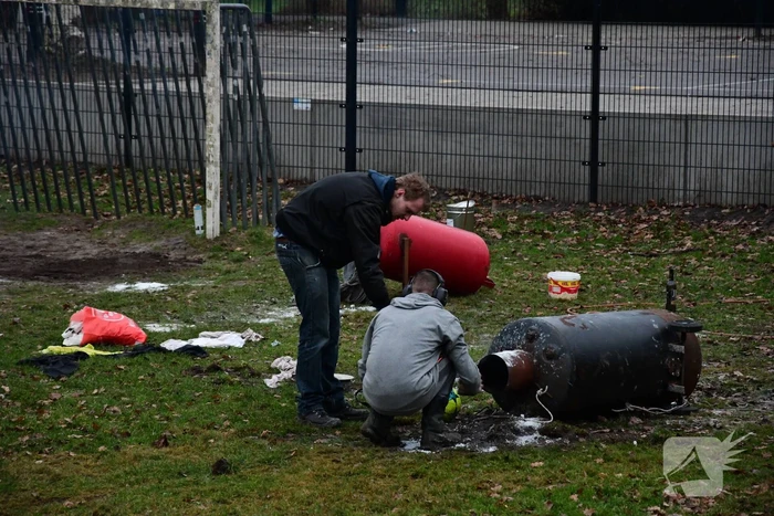 Carbidschieten trekt veel bekijks