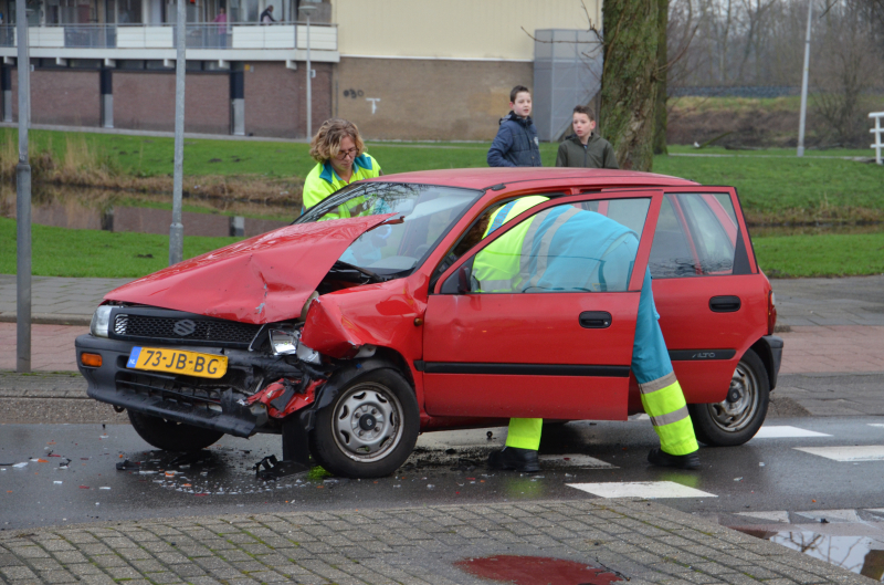 Gewonde bij forse aanrijding