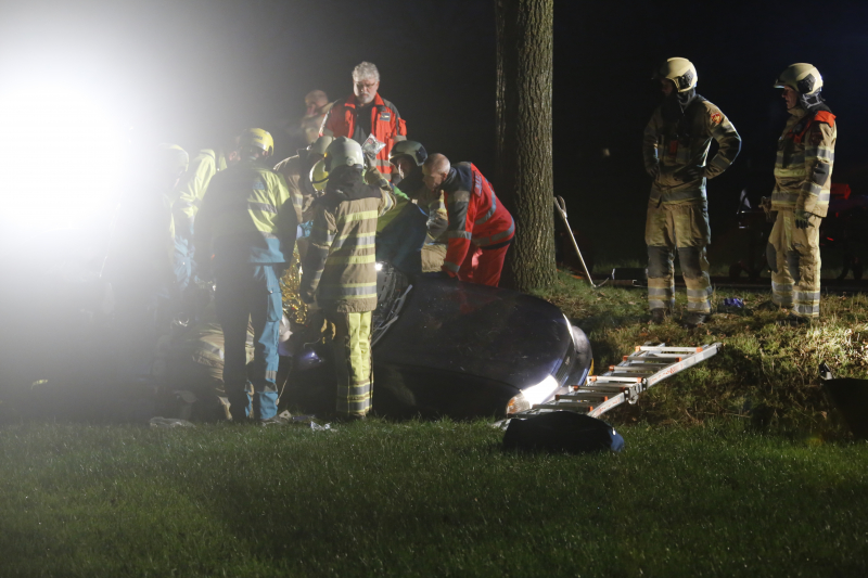 Persoon zwaargewond bij ongeval