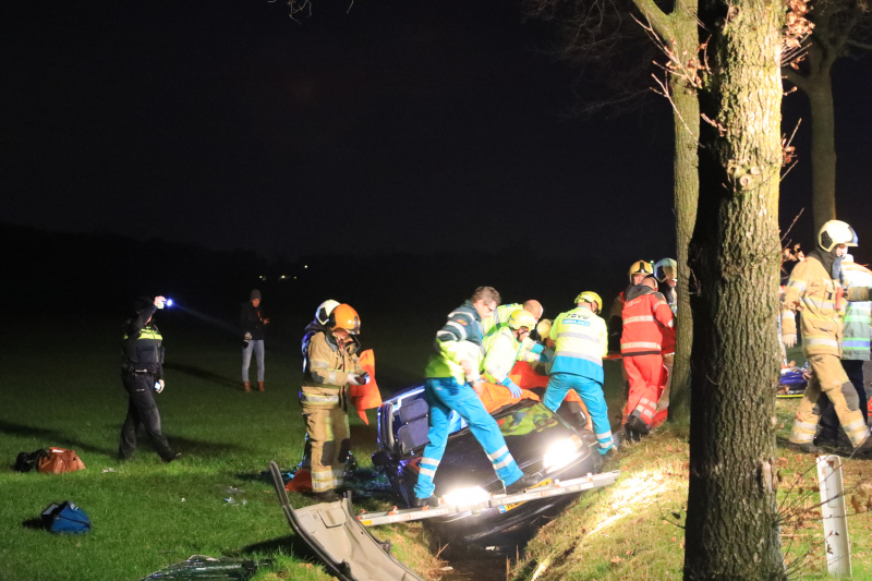 Persoon zwaargewond bij ongeval