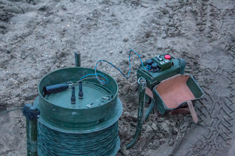 Franse brisantgranaat tot ontploffing gebracht