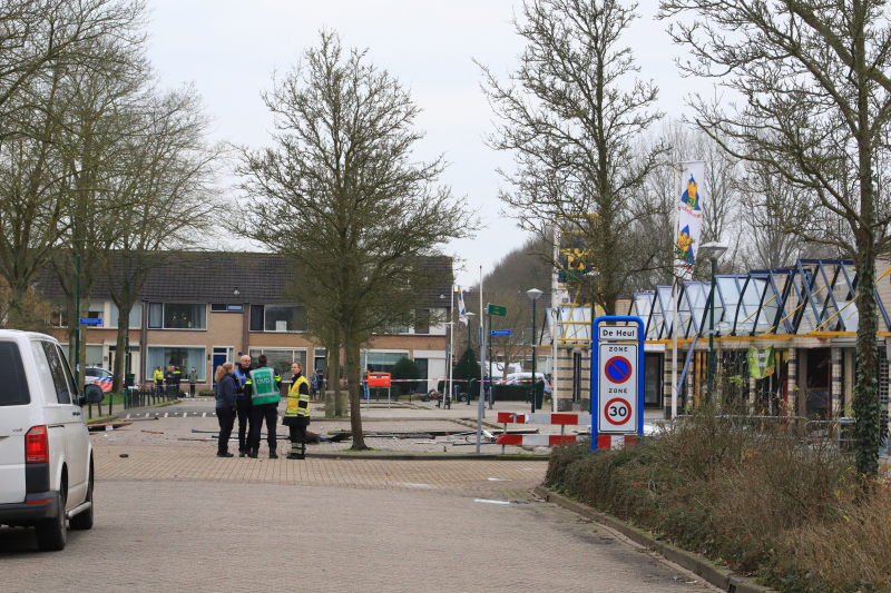 Enorme schade na plofkraak