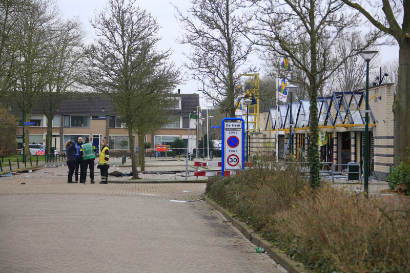 Enorme schade na plofkraak