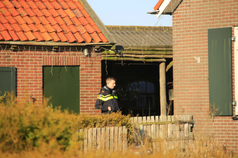 Groot onderzoek in schuur boerderij