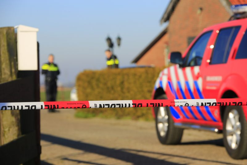 Groot onderzoek in schuur boerderij