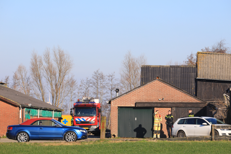 Groot onderzoek in schuur boerderij