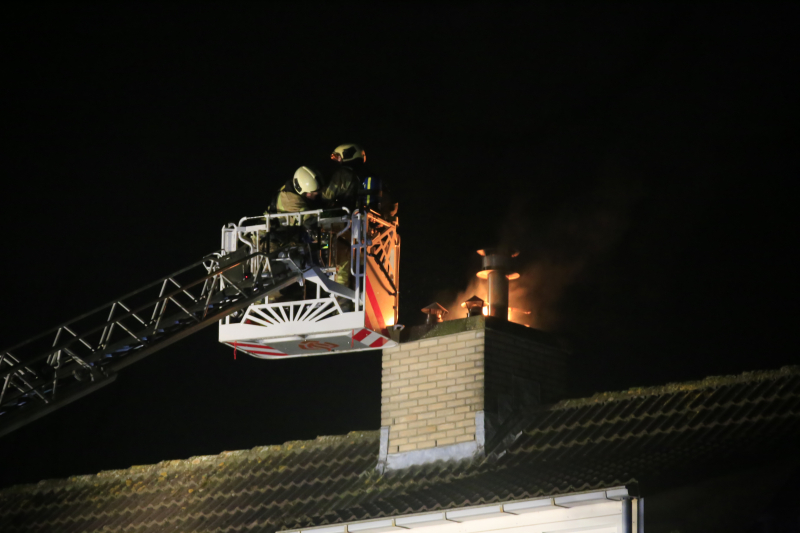 Flinke schoorsteenbrand