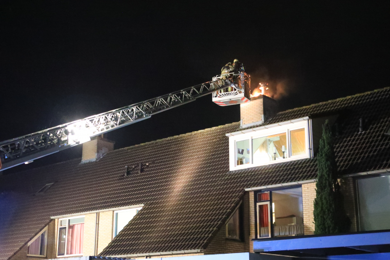 Flinke schoorsteenbrand