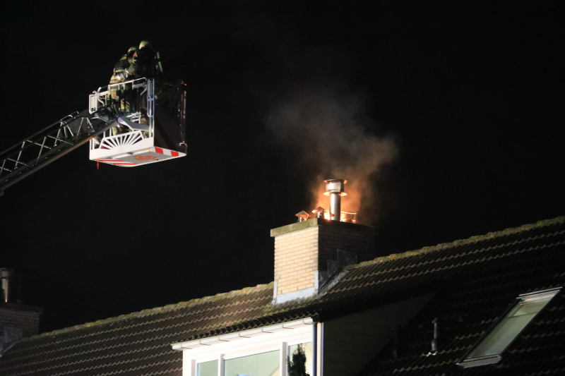 Flinke schoorsteenbrand