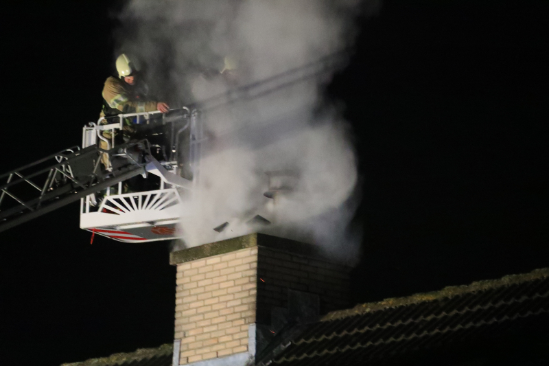 Flinke schoorsteenbrand