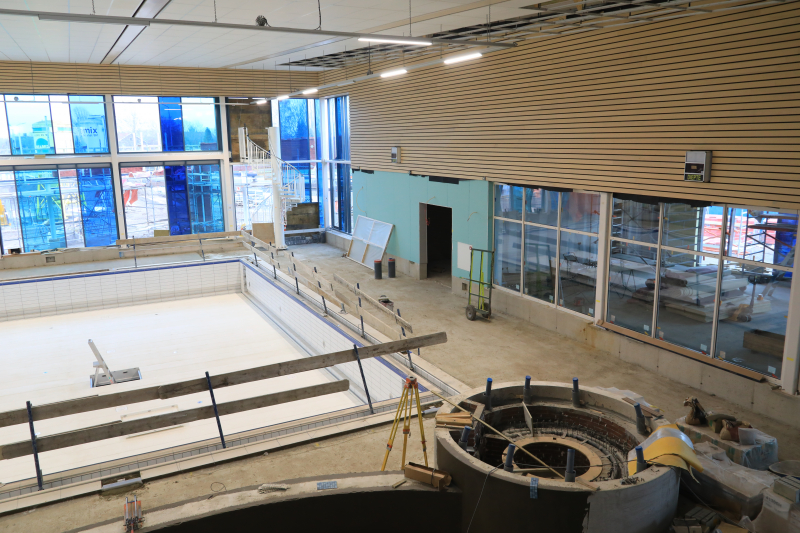 Nieuwe zwembad begint vorm te krijgen