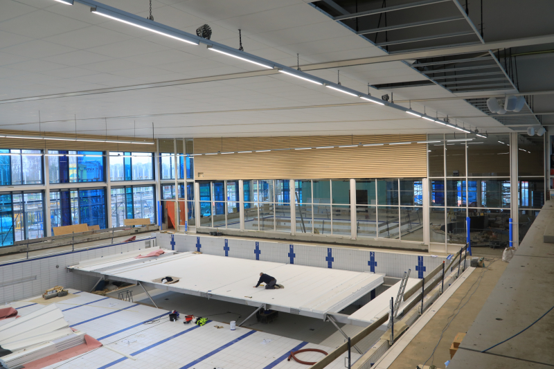 Nieuwe zwembad begint vorm te krijgen