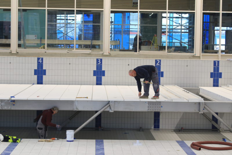 Nieuwe zwembad begint vorm te krijgen