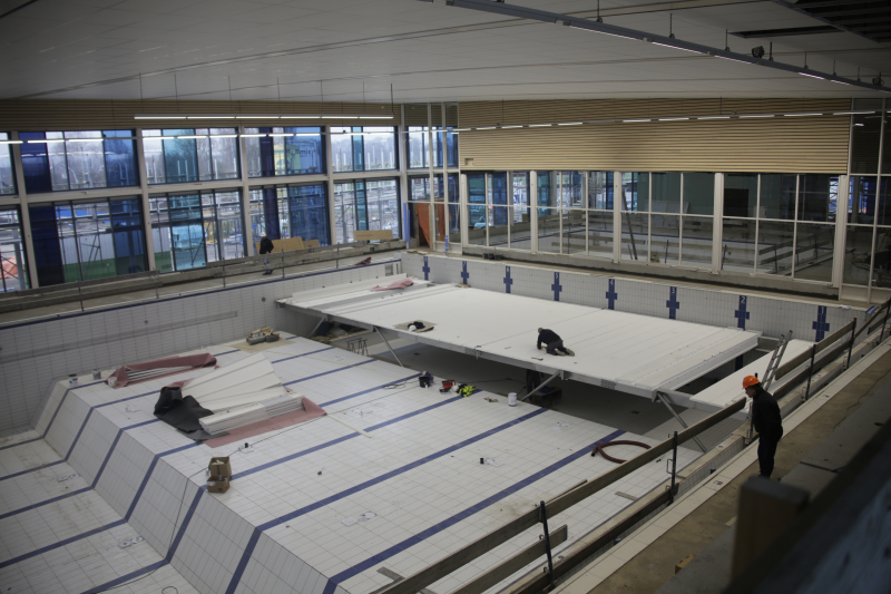 Nieuwe zwembad begint vorm te krijgen