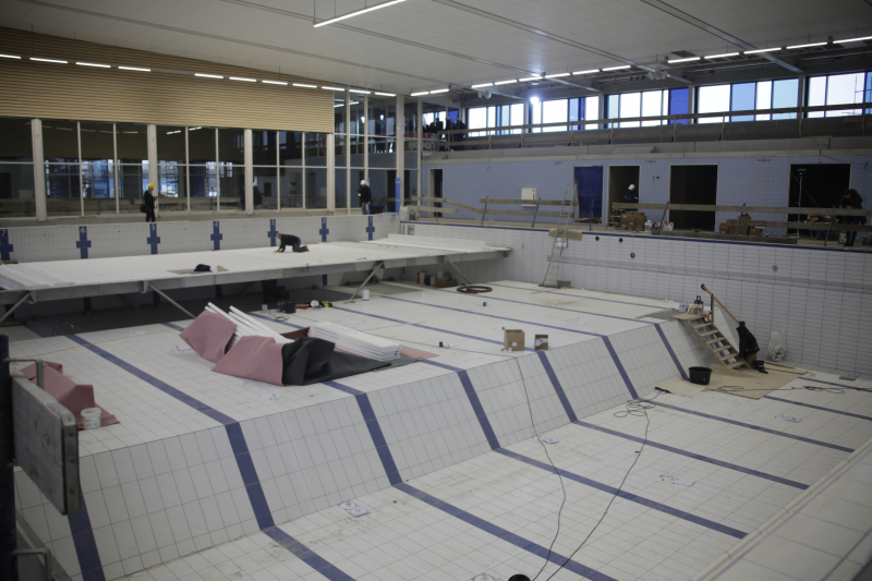 Nieuwe zwembad begint vorm te krijgen