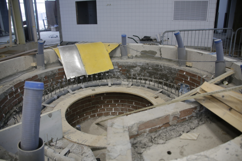 Nieuwe zwembad begint vorm te krijgen