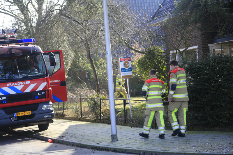 Woonkamer leegstaande woning blank