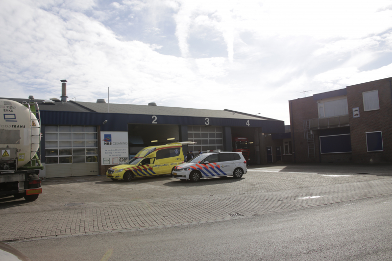 Persoon gewond bij bedrijfsongeval