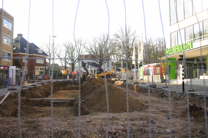 Gasleiding geraakt bij graafwerkzaamheden