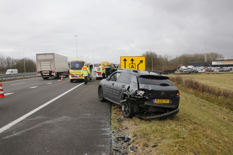 Flinke ravage na aanrijding