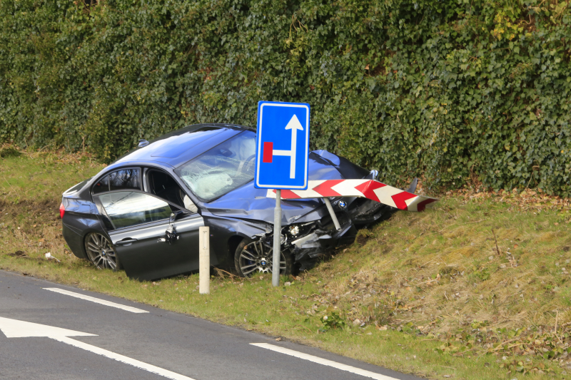 Flinke ravage bij eenzijdig ongeval