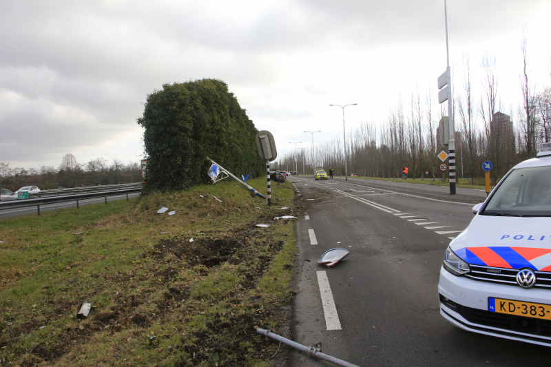 Flinke ravage bij eenzijdig ongeval