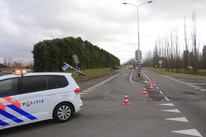 Flinke ravage bij eenzijdig ongeval