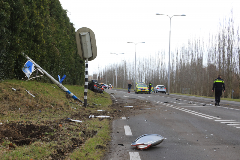 Flinke ravage bij eenzijdig ongeval