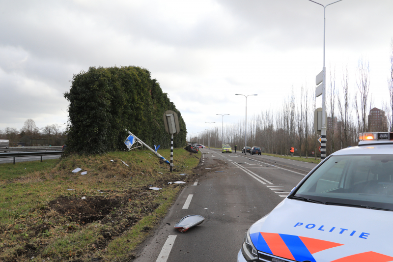 Flinke ravage bij eenzijdig ongeval