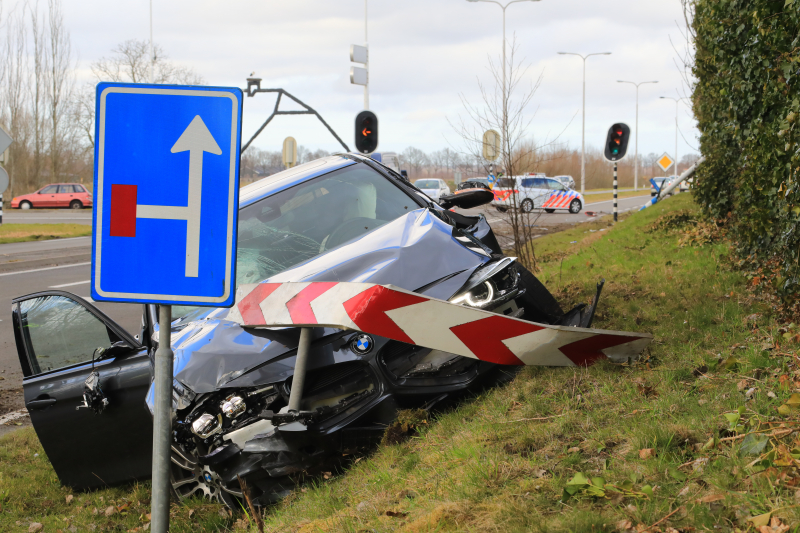 Flinke ravage bij eenzijdig ongeval