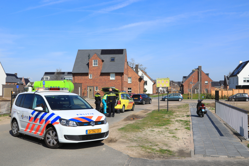 Scooterrijdster gewond na ongeval