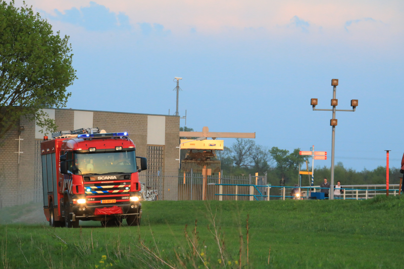 Voorbijgangers treffen  natuurbrand aan