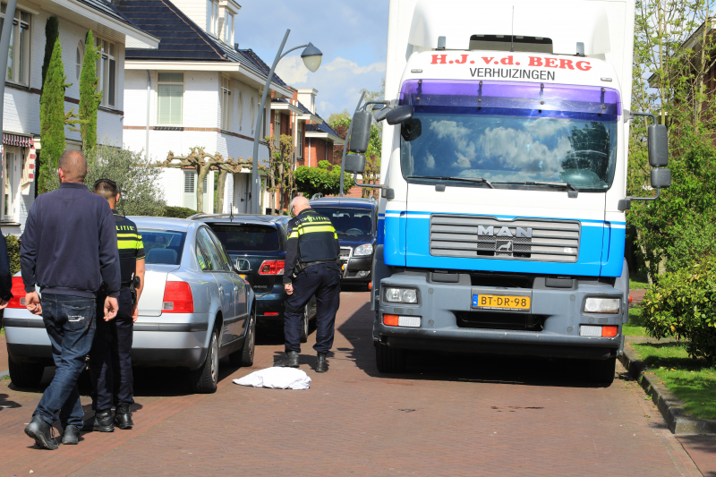 Verhuizer raakt gewond