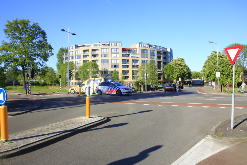 Flinke schade bij ongeval op kruising
