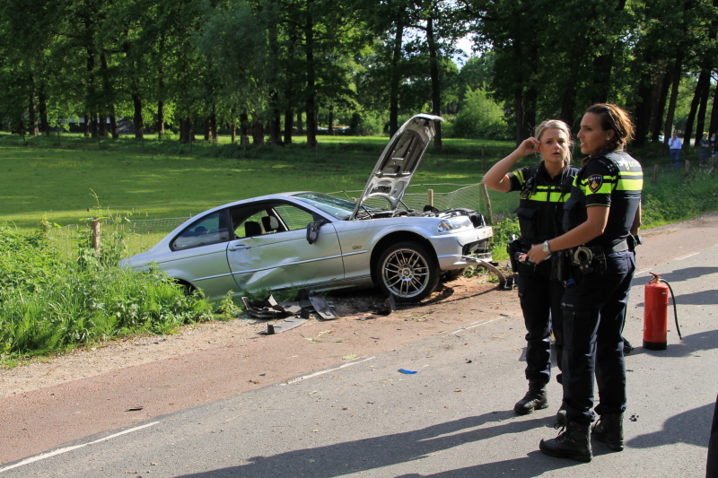 Lichte verwondingen na eenzijdig ongeval