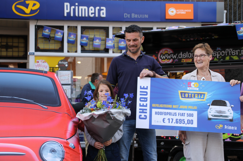 Hoofdprijs Primera loterij uitgereikt aan Marijke Beulenkamp