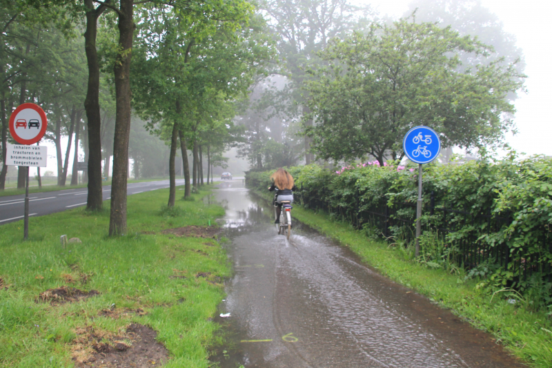 Waterleiding gesprongen