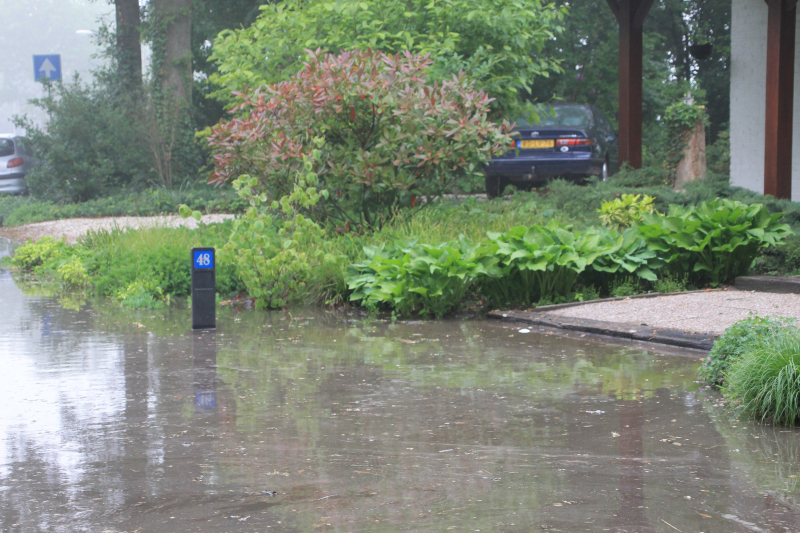 Waterleiding gesprongen