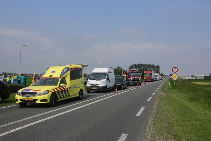 Meerdere gewonden bij kop-staartaanrijding