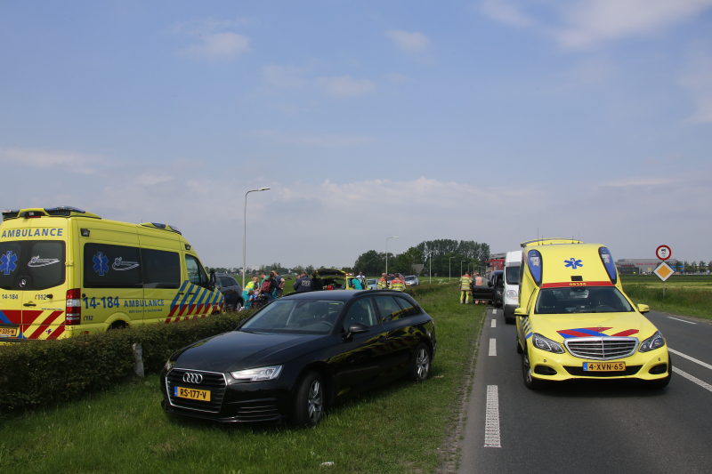 Meerdere gewonden bij kop-staartaanrijding