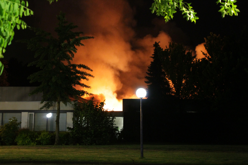 Uitslaande brand bij ROVC