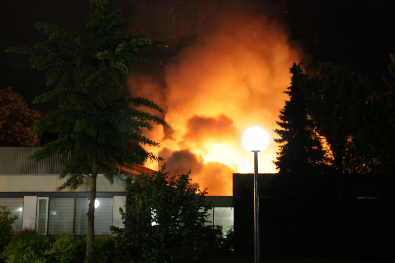 Uitslaande brand bij ROVC
