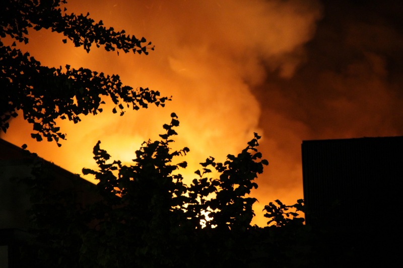 Uitslaande brand bij ROVC