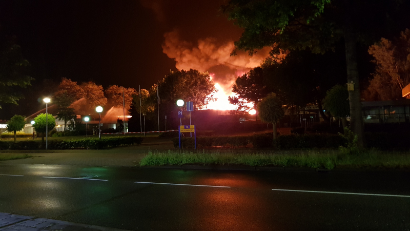 Uitslaande brand bij ROVC
