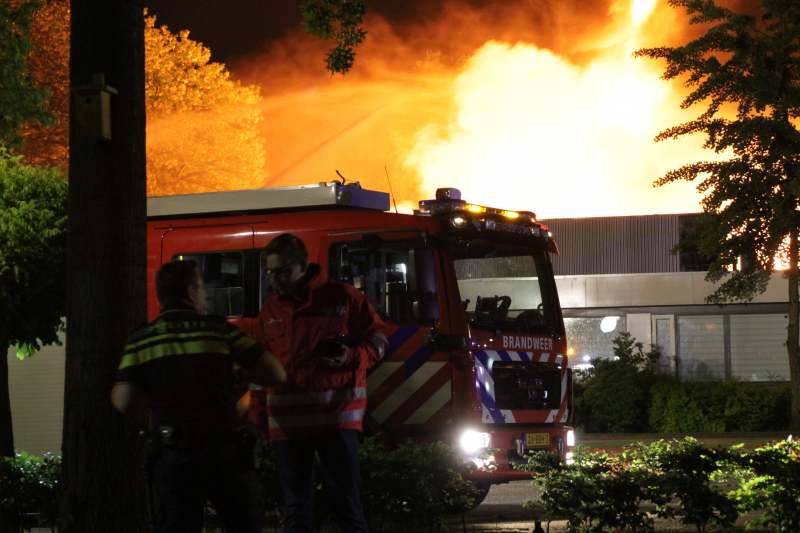 Uitslaande brand bij ROVC
