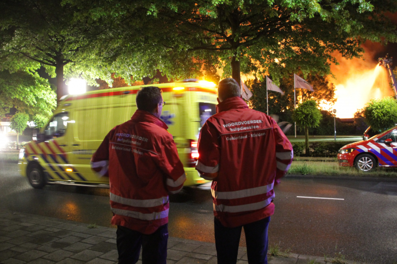 Uitslaande brand bij ROVC