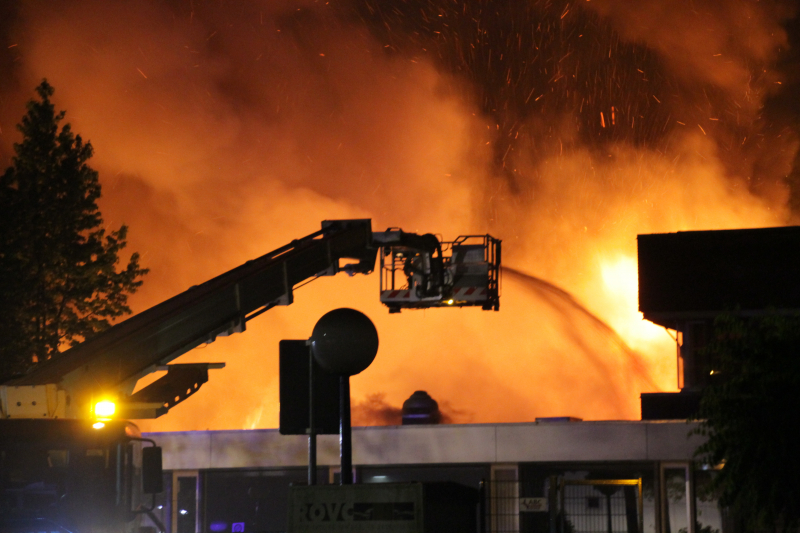 Uitslaande brand bij ROVC